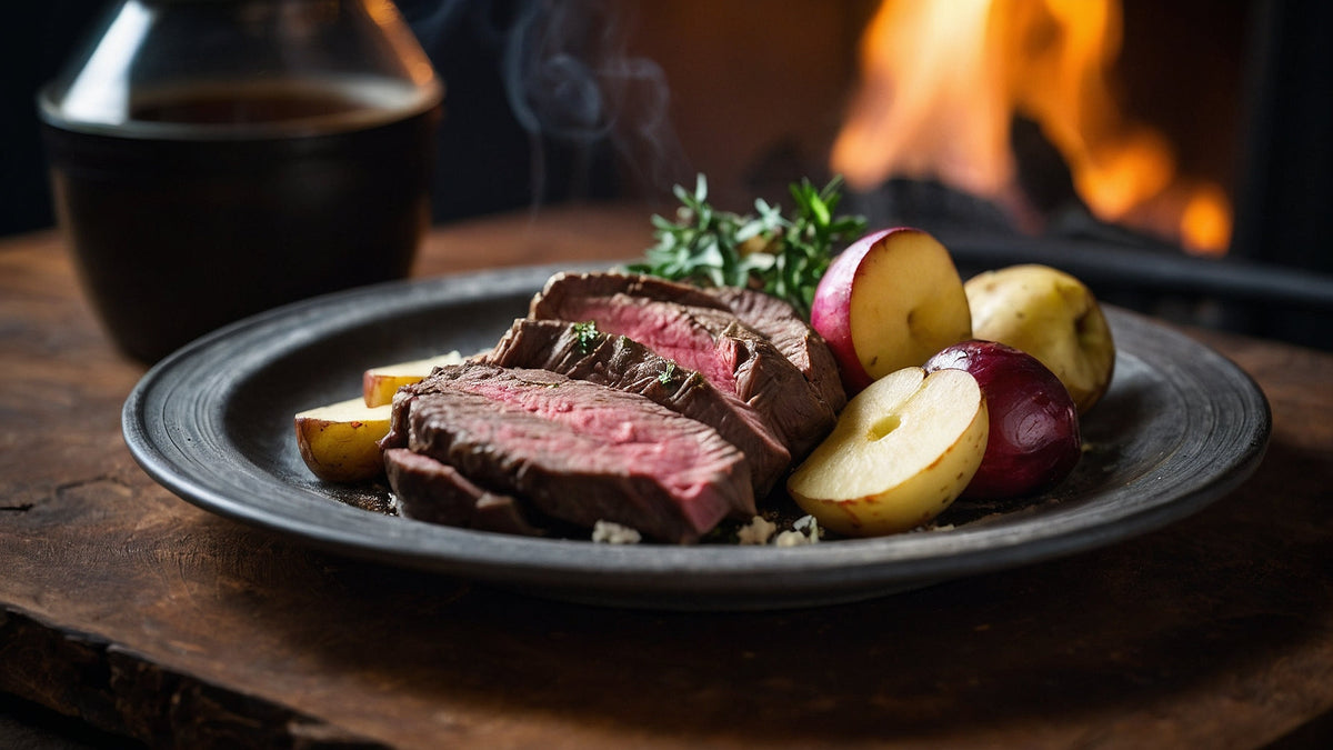Gekochtes Rindfleisch