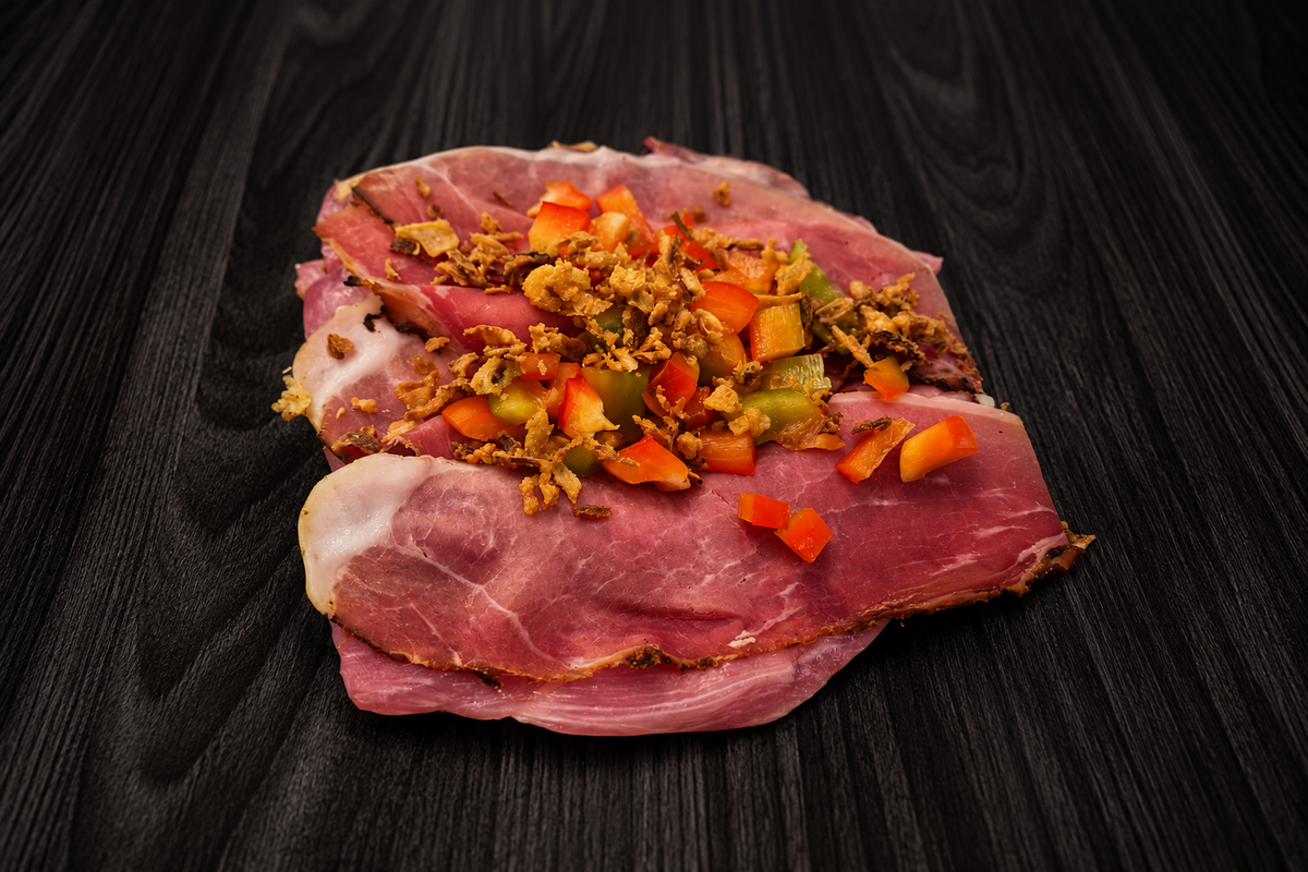 Fürstenrolle – Schinken, Paprika & Gouda