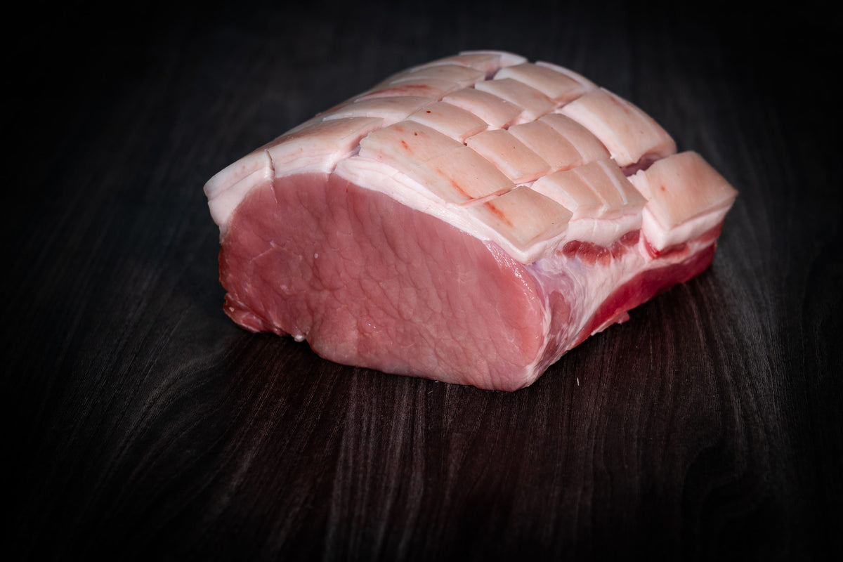 Karreebraten mit Schwarte