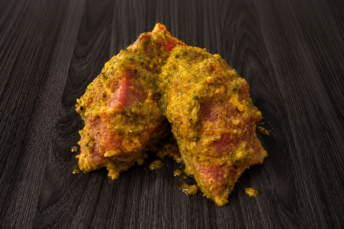 Kokos-Zitronen Schweinefiletsteaks